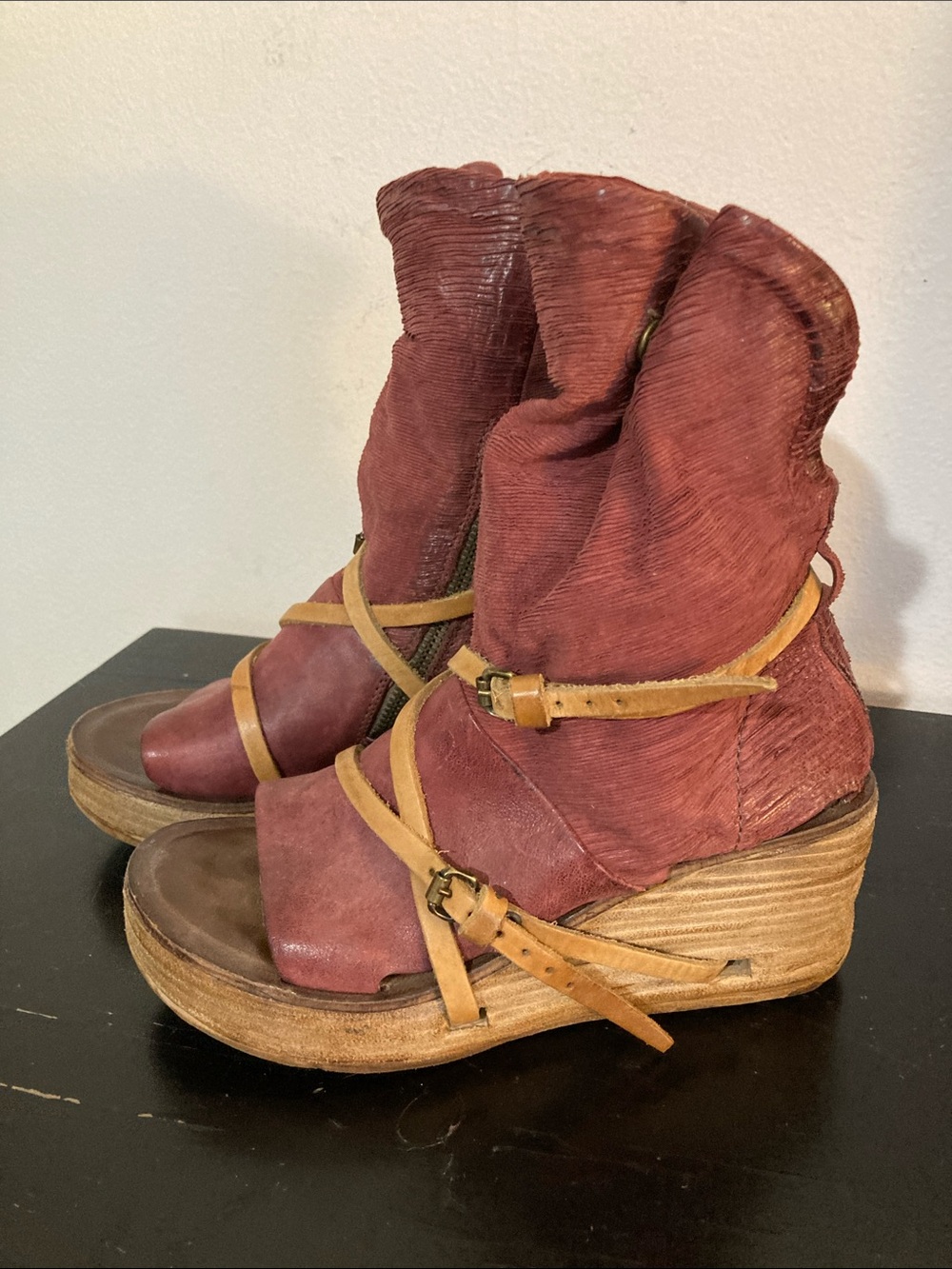 A.S.98 Wedge Open toe Sandals Size 7
